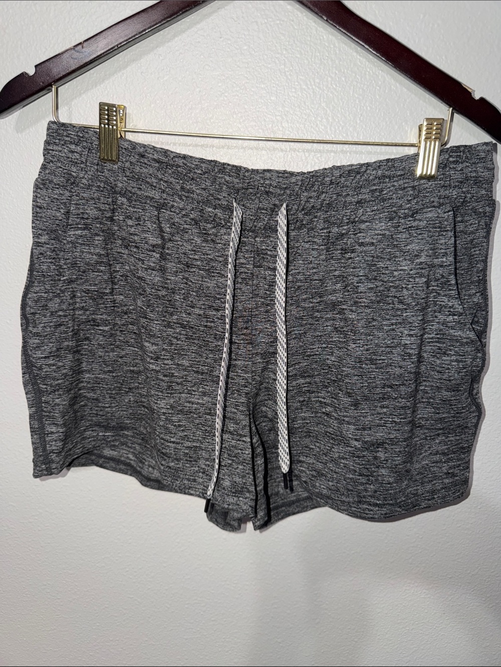 Everyday Heather Gray Athletic Drawstring Shorts